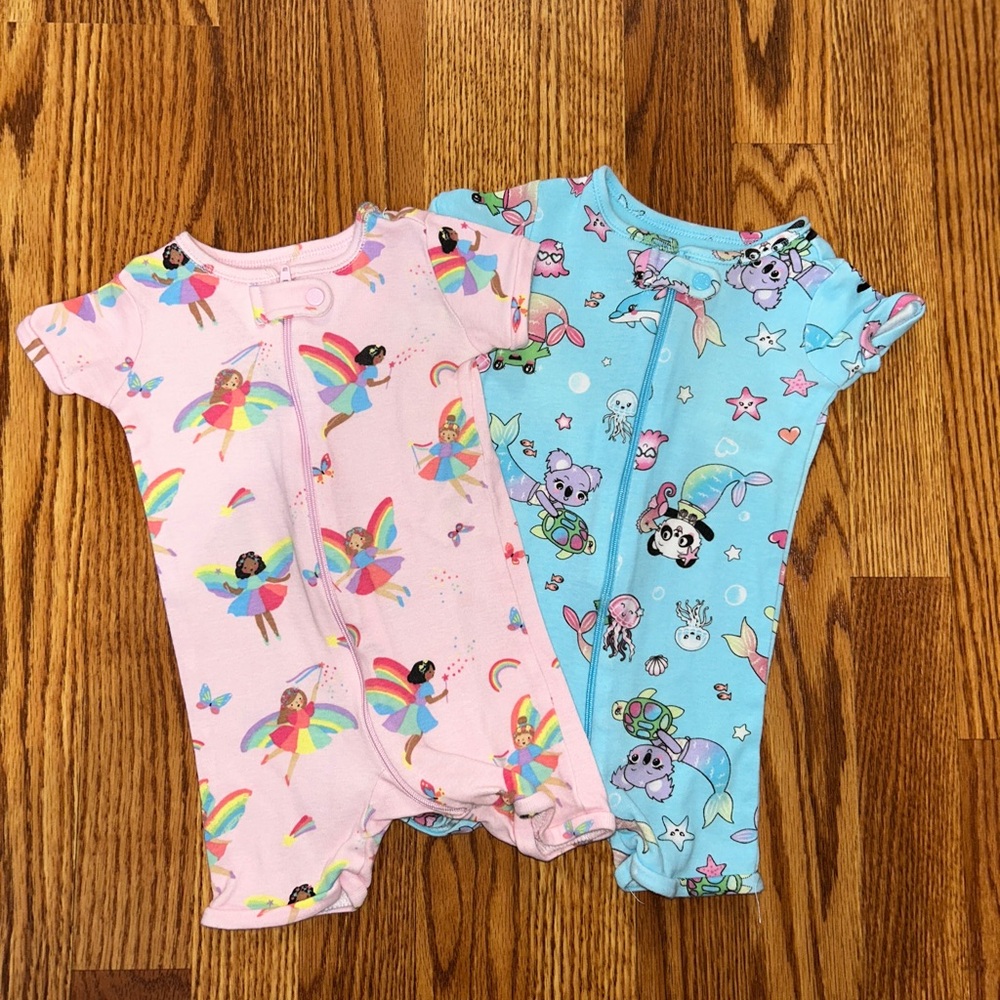 The Children's Place Rainbow and Koala Bodysuits
